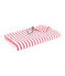Badstof handdoek met marinestrepen kind/ volwassenen roze GEISHA