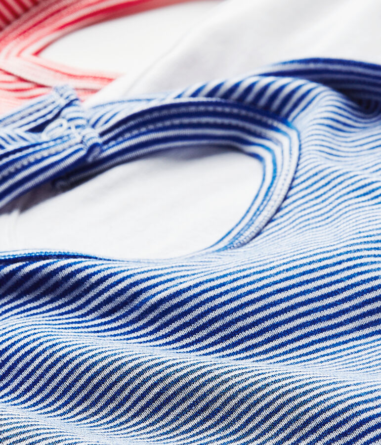 Lot de 3 bavoirs b&eacute;b&eacute; blanc .