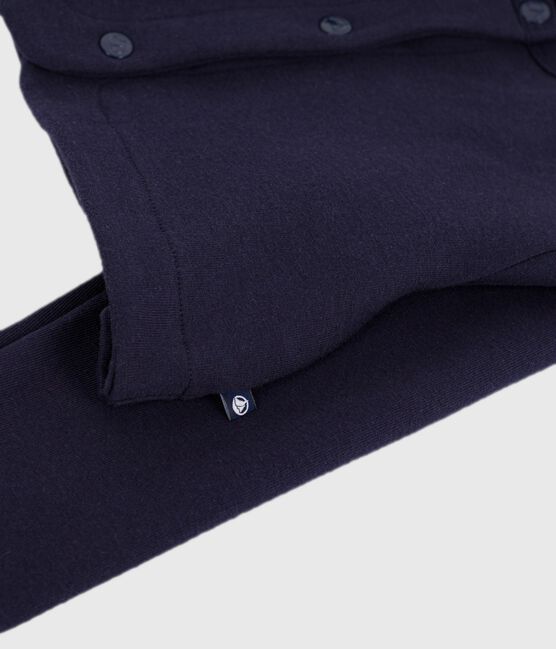 Effen katoenen vestje voor kinderen blauw SMOKING