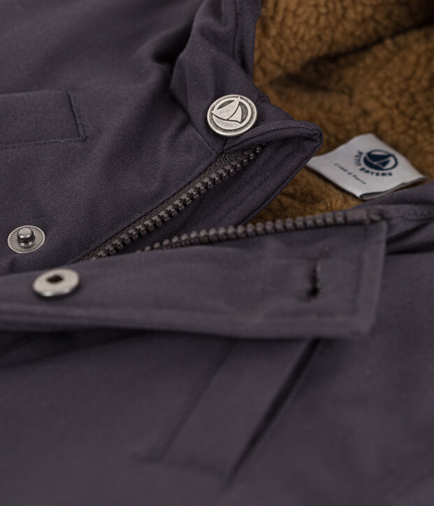 Waterafstotende babyparka grijs
