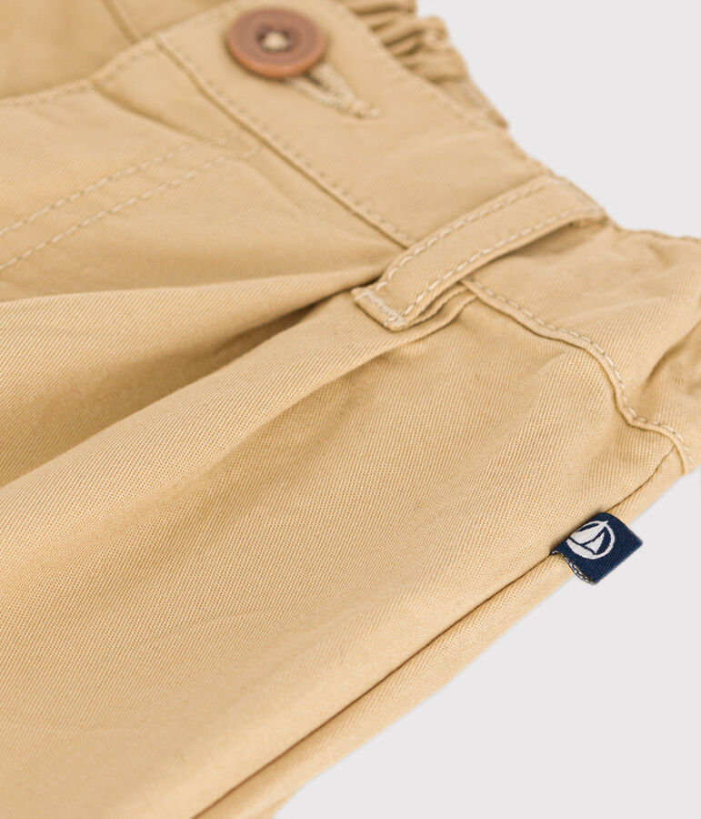 Pantalon en serge b&eacute;b&eacute; beige