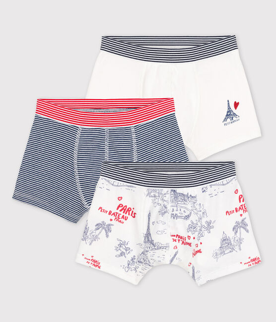 Set van 3 boxershorts voor jongens in katoen variante 1
