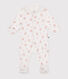 Katoenen babypyjama met bloemenprint
