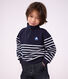 Katoenen sweatshirt met strepen en schipperskraag voor kinderen