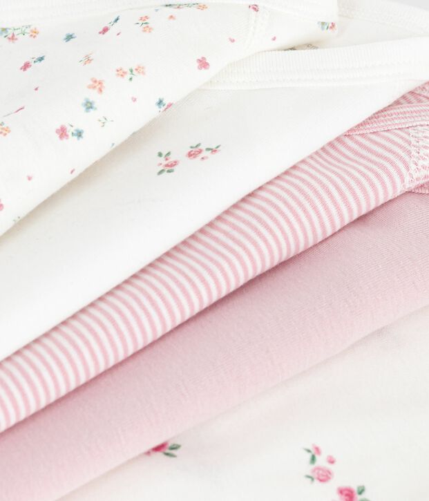 Set van katoenen babyrompertjes met lange mouwen en print multicouleur