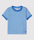 Tee-shirt manches courtes rayé milleraies en coton bio bébé