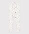 Legging van katoen met bloemenprint voor kinderen wit MARSHMALLOW/wit MULTICO