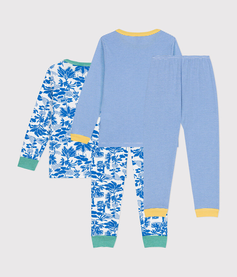 Set met 2 katoenen pyjama's voor kinderen multicouleur