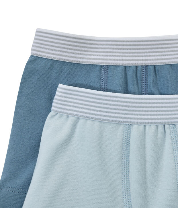 Lot de 2 boxers gar&ccedil;on unis blanc