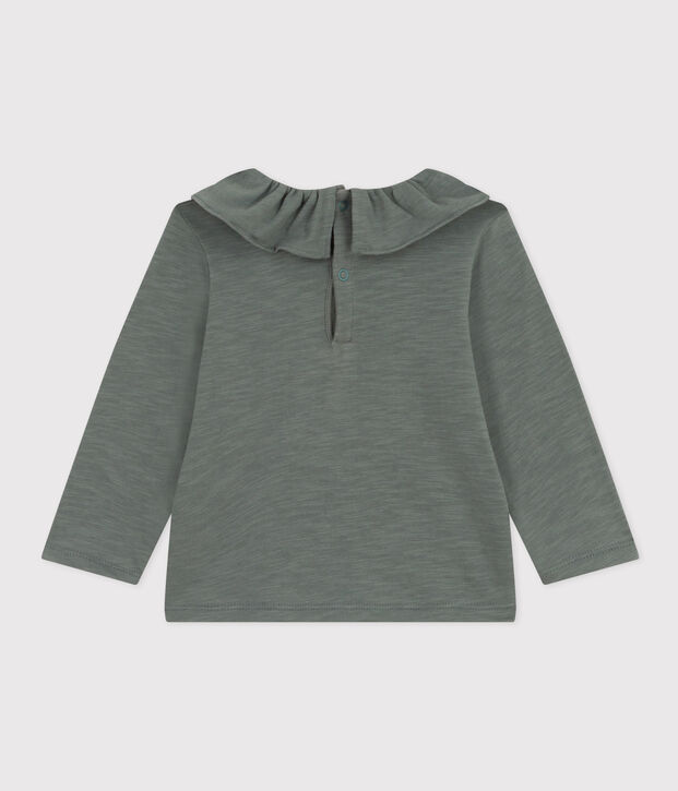 Gevlamde blouse met lange mouwen in jersey voor baby's THUYA