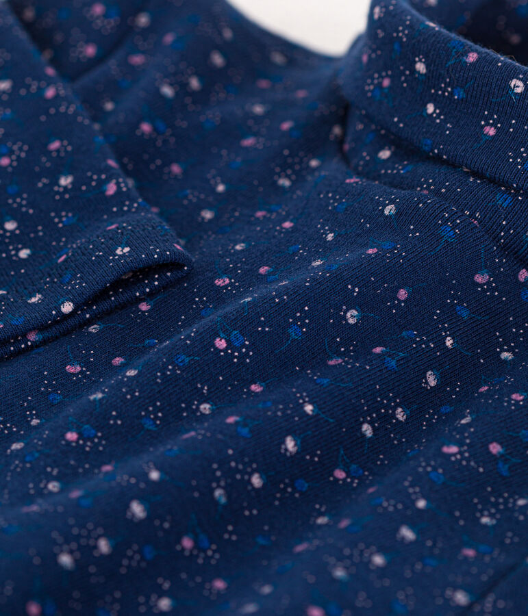 Katoenen truitje baby. blauw MEDIEVAL/wit MULTICO