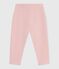 Pantalon bébé en coton uni rose JOLI