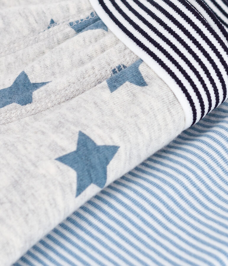 Setje met katoenen boxershorts met sterrenprint voor kinderen multicouleur