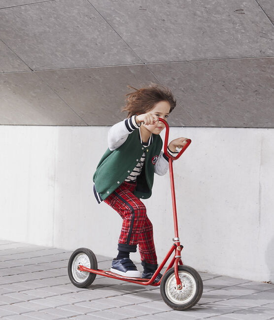 Mesh broek met Schotse ruit jongens rood TERKUIT/blauw SMOKING/ BELUGA