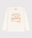 Jongens-T-shirt met lange mouwen en print