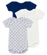 Trio de bodies manches courtes bébé garçon