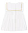 Robe de cérémonie bébé fille blanc ECUME
