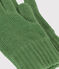 Gants en tricot enfant garçon-fille vert PALMERAIE