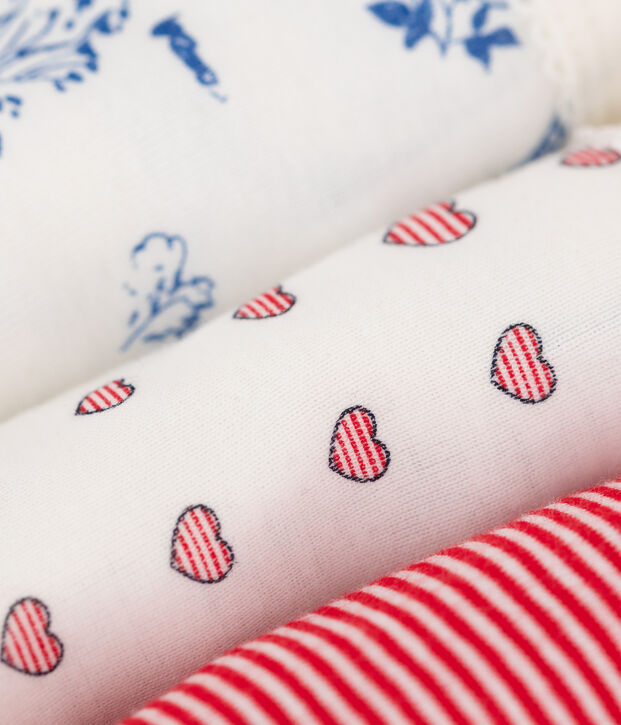 Trio de culottes petite fille multicouleur