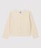 Cardigan en coton enfant fille écru AVALANCHE