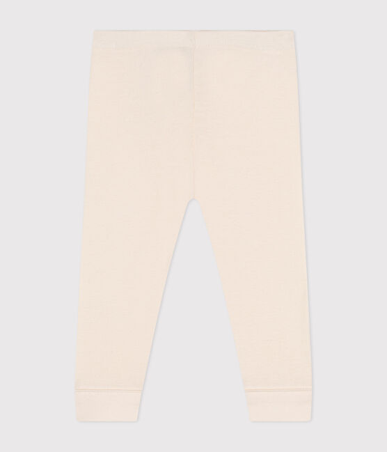 Legging bébé en coton uni écru AVALANCHE
