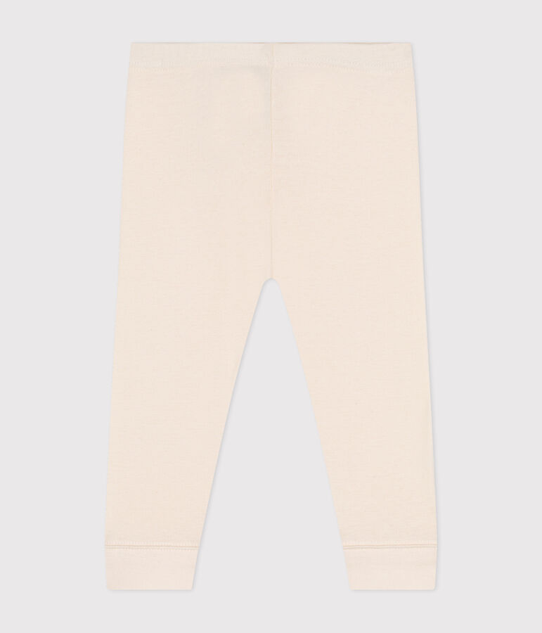 Legging b&eacute;b&eacute; en coton uni &eacute;cru AVALANCHE