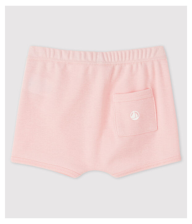 Katoenen short voor baby's roze