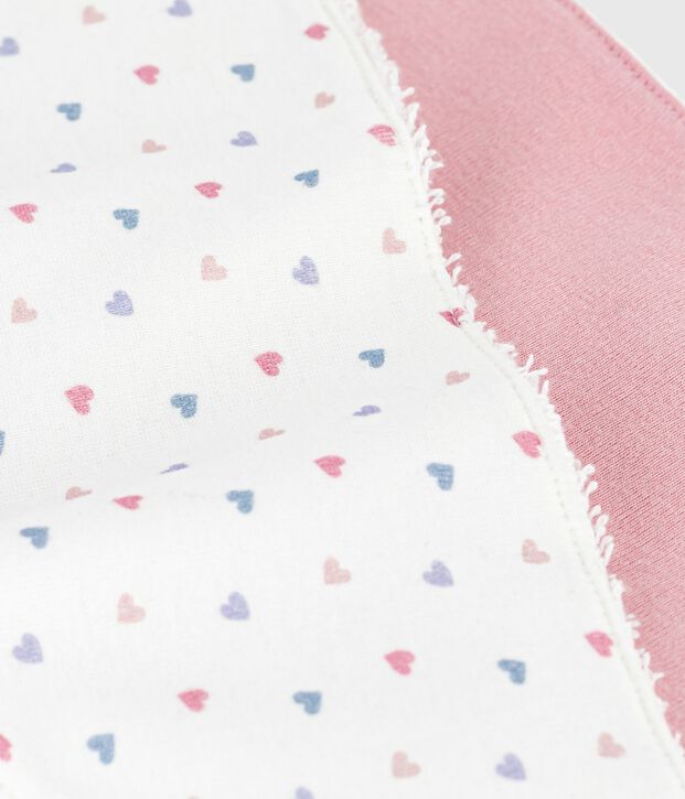 Setje van katoenen babybandana's met print multicouleur