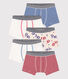 Set van 5 katoenen boxershorts met fietsen voor jongens