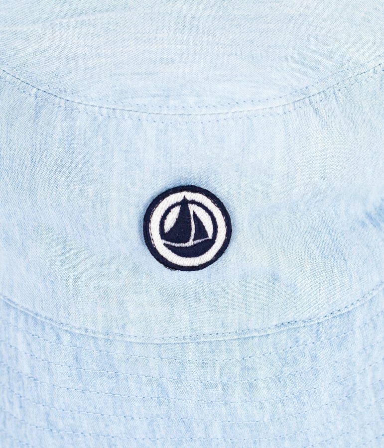 Vissershoedje voor kinderen van denim blauw