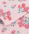 Kinderpyjama in tubic met bloemenprint roze JOLI/wit MULTICO