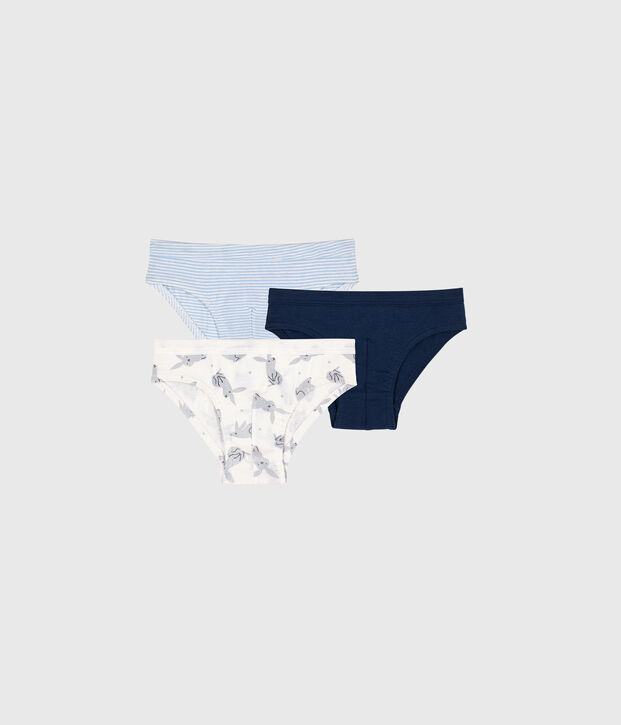 Lot de 3 slips en coton multicouleur