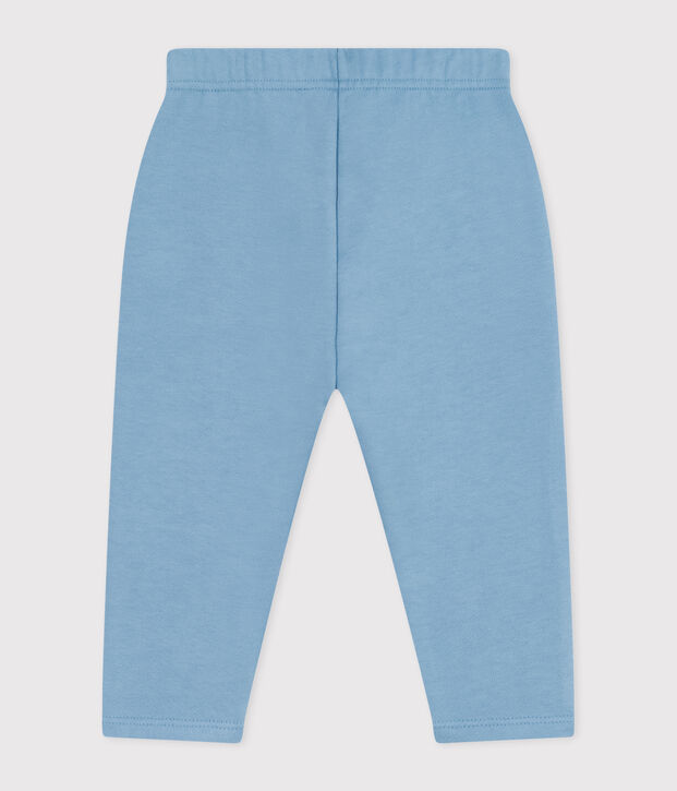 Broek in molton voor baby's blauw