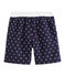 Strandshort met print voor jongens blauw SUBMARINE/wit MULTICO