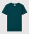 Iconisch katoenen Dames t-shirt met ronde hals groen PINEDE