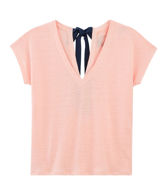 Linnen damesshirt roze PATIENCE