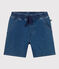 Jongensshort van denim blauw BLEU DELAVE