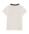 T-shirt met korte mouwen voor jongens wit MARSHMALLOW