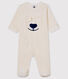 Overpyjama baby berenprint van fleece
