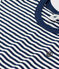 Tee-shirt rayé en coton enfant garçon bleu MEDIEVAL/blanc MARSHMALLOW