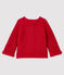 Cardigan laine et coton bébé fille rose POPPY