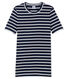 gestreept dames tee-shirtmet korte mouwen
