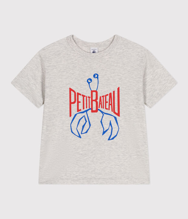 Katoenen T-shirt met korte mouwen en print voor kinderen BELUGA CHINE