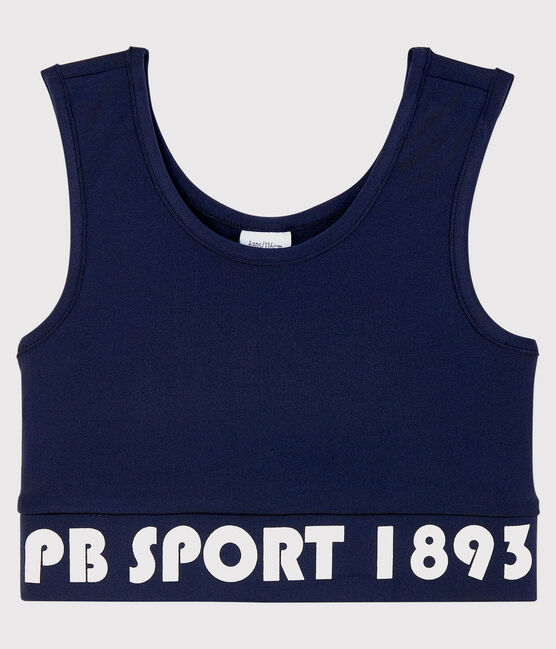 Meisjes sportbeha blauw SMOKING