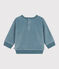 Effen sweatshirt van fluwelen bouclé voor baby's GOBELIN