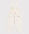 Salopette longue bébé en tubique matelassé beige MONTELIMAR CHINE