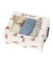 Trio babyslabbetjes van ribstof variante 1