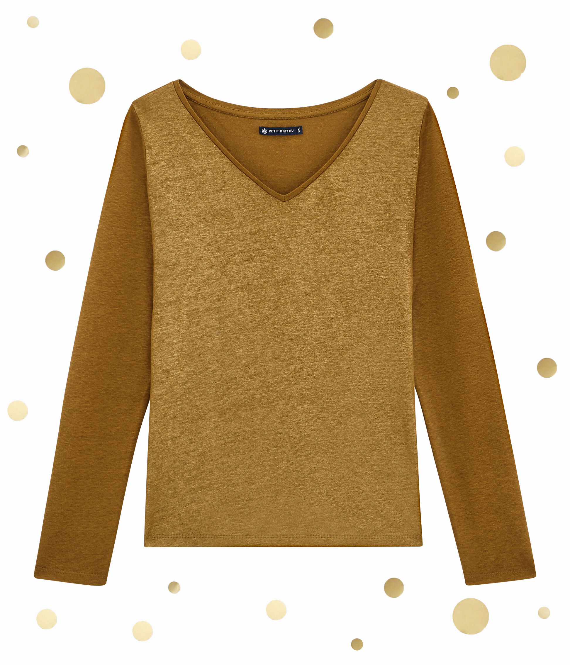 tee shirt doré femme