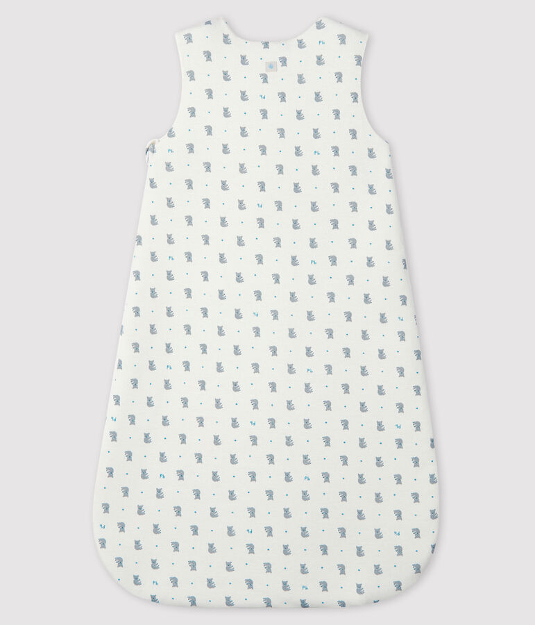 Gigoteuse b&eacute;b&eacute; en coton biologique blanc/gris/multicouleur