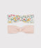 Lot de 2 bandeaux fleurs en coton bébé variante 1